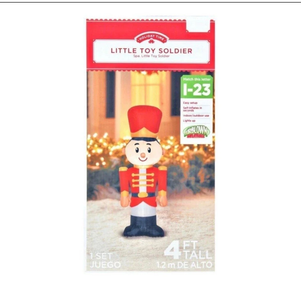 4ft Toy Soldier Holiday Airblown Inflatable